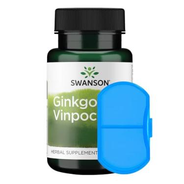 Imagem de Porta Cápsulas/Comprimidos + G.i.n.k.g.o. com V.inpocetina 60 Capsulas Made Usa/Importado