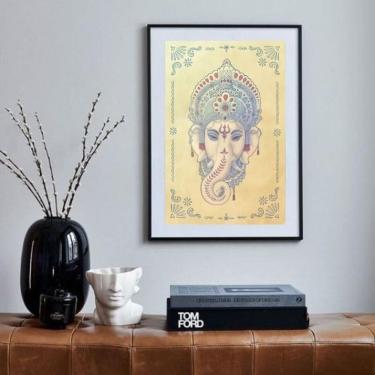 Imagem de Quadro Elefante Indiano Ganesha - 60X48Cm