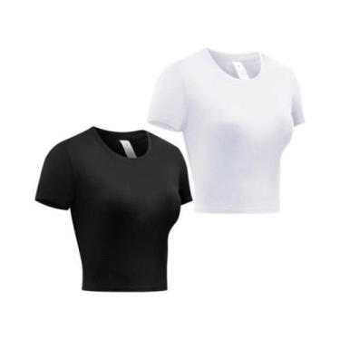 Imagem de Camiseta De Compressão Feminina De Secagem Rápida, Manga Curta, Para Y