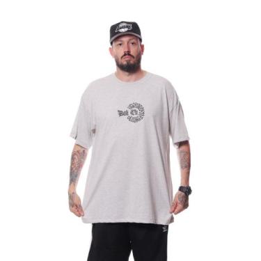 Imagem de Camiseta Plus Size Bali Company Caligraffiti, Mescla claro, G1