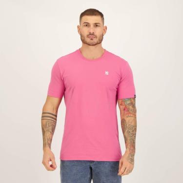 Imagem de Camiseta New Era MLB New York Yankees Mini Logo Pink-Masculino