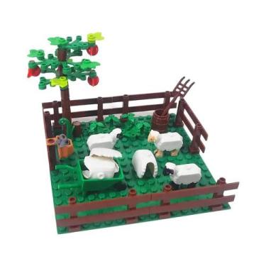 Imagem de Blocos De Montar De Fazenda De Animais: Cenas DIY Divertidas Com Ovelh