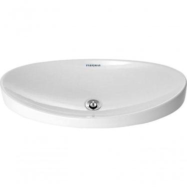 Imagem de Cuba De Sobrepor-embutir Oval Paola 66x36 L006-b Fabrimar