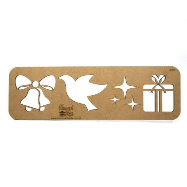 Imagem de Régua Para Barrado Mdf Natal 2