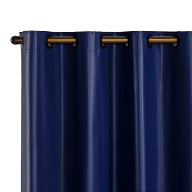 Imagem de Cortina Blackout PVC 2,80m x 1,60m 100% Policloreto de Vinila - Azul Marinho