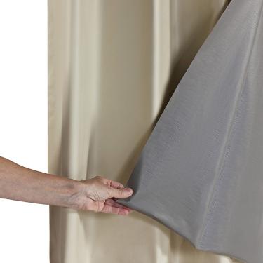 Imagem de Cortina Blackout PVC 2,80m x 1,80m 100% Policloreto de Vinila - Bege