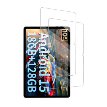 Imagem de FJIASTB Protetor de tela para tablet Aobante K50/K70/K80 Android 15 de 10 polegadas, filme de vidro temperado 9H antiarranhões fácil de instalar, sem bolhas, pacote com 2