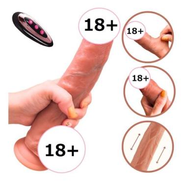 Imagem de Vibrador 25x4,5cm Recarregável: Vários Modos de Vibração, Movimento Va