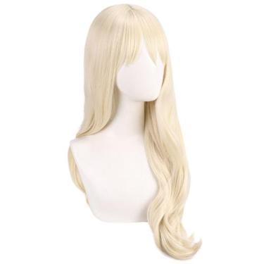 Imagem de Peruca de cosplay, fantasia de anime da Barbie, 60 cm, cabelo sintétic