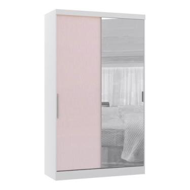 Imagem de Guarda Roupa Modulado Alpes 2 Portas Correr c/ Espelho - Módulo Lucian