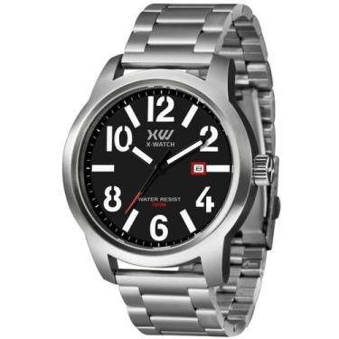 Imagem de Relógio x-watches masculino prata xfss1001 p2sx