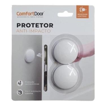 Imagem de Protetores Auto Adesivo Anti-Impacto Porta Maçaneta Parede - Comfort D