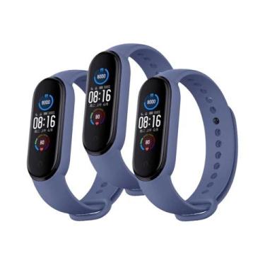 Imagem de Pulseira De Silicone Para Relógio Esportivo Xiaomi Mi Band 7 6 5 4 3, 