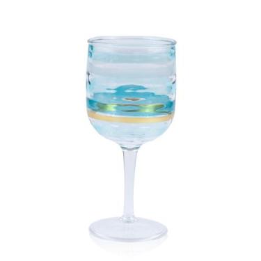 Imagem de Conjunto 6 Taças Acrilico Degradê Azul 473ml - Entrecasa