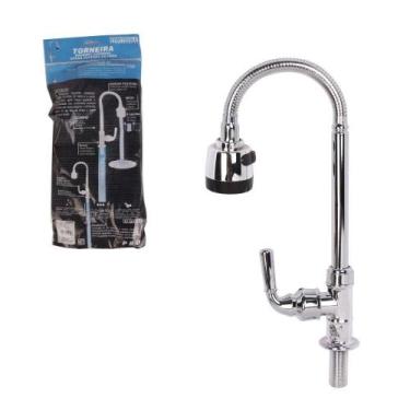 Imagem de Torneira Gourmet Flexível De Mesa Com Ducha 1/2 Inox - Startools