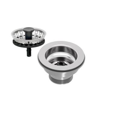 Imagem de Válvula Tramontina 3 1/2" em Aço Inox 430 para Pias e Cubas