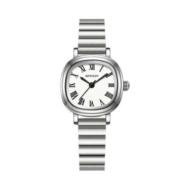 Imagem de Relógio De Quartzo Feminino Em Ouro Rosé Com Display Analógico Elegant