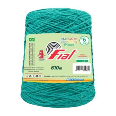 Imagem de Barbante Fial Nº6 Premium 610 Metros, 49 Verde Jade