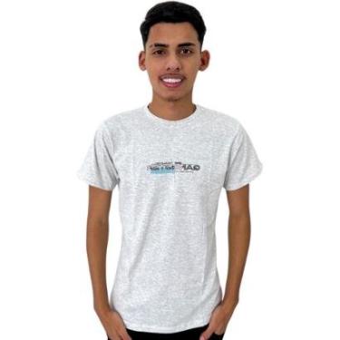 Imagem de Camiseta Juvenil Menino Gangster Estampada Verão Original-Masculino
