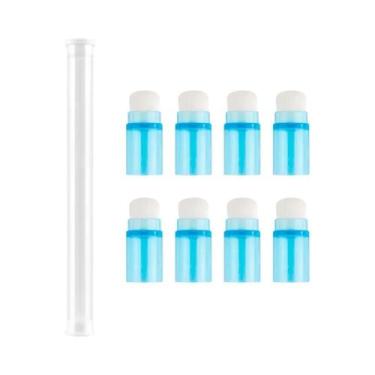 Imagem de 8 Pincéis Mini Empilháveis Para Blender, Cerdas Macias, Ferramenta De 