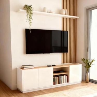 Imagem de Rack Moscou Para Sala Tv Até 55 Polegadas Homes - BY HOUSE