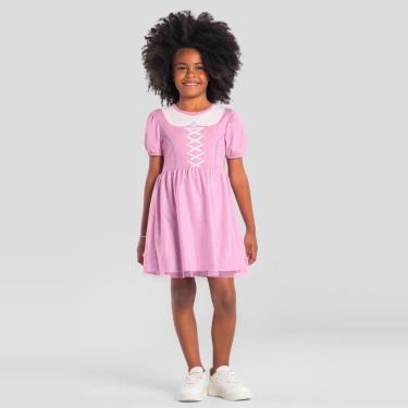 Imagem de Vestido infantil menina de princesa com tule Brandili