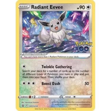Imagem de Jogo de cartas colecionáveis Pokémon Pokémon Radiant Eevee SWSH230 - P