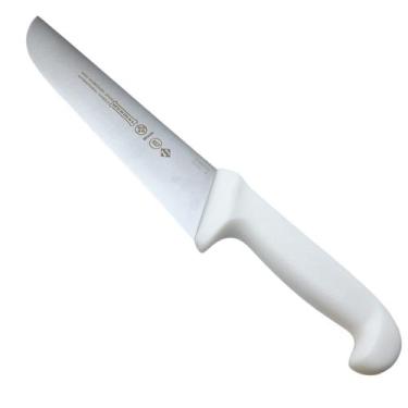 Imagem de Faca de açougue branca profissional 8' 5520-8 faca de carne - MUNDIAL