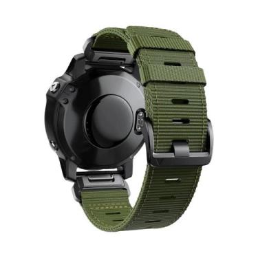 Imagem de Pulseira De Nylon Macio QuickFit De 22mm 26mm Para Relógios Garmin Fen