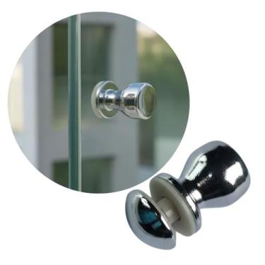 Imagem de Puxador Simples Taca Zamac Janela Porta Vidro Temperado Blindex 2011-A