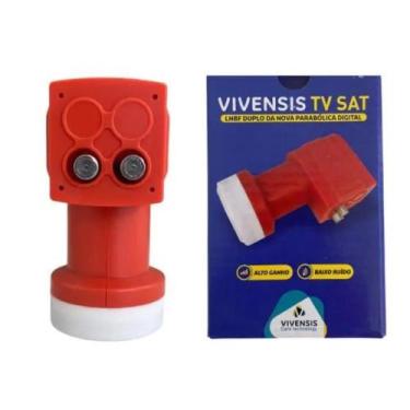 Imagem de LNBF Duplo Universal Banda Ku Vivensis para 2 Pontos de TV