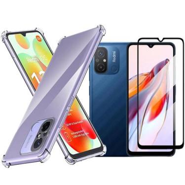 Imagem de Capa Capinha Anti Queda Para Xiaomi Redmi 12C + Película 9D - INBOXMOB