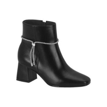 Imagem de Bota Vizzano Bico Quadrado Cordão Cristal-Feminino