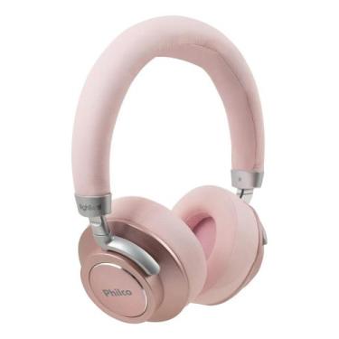 Imagem de Headphone Philco Pfo03btr Bluetooth Rosa Claro Bateria 22h, Rosa