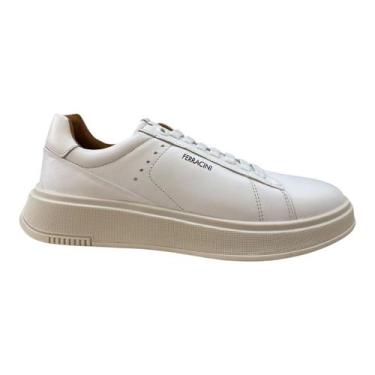 Imagem de Sapatênis Masculino Ferracini Logan Casual Couro Calce Fácil 9312-678C