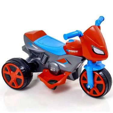 Imagem de Moto Elétrica Infantil Recarregável Acelera no Pedal Autonomia 1h Até 