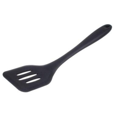 Imagem de Espátula Perfurada Silicone Preta - Weck