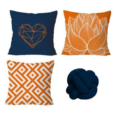 Imagem de KIT 3 OU 4 almofadas exclusivas para DECORAÇÃO quarto, escritório e sa