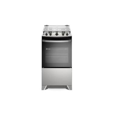 Imagem de Fogão 4 Bocas Electrolux Efficient com PerfectCook FE4IG Mesa de Inox Prata - Bivolt
