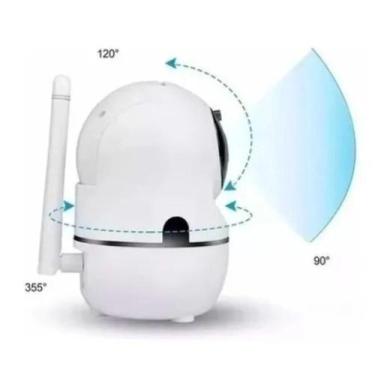 Imagem de Babá Eletrônica Câmera Wifi Sem Fio Visão Noturna Microfone - IPCAMERA
