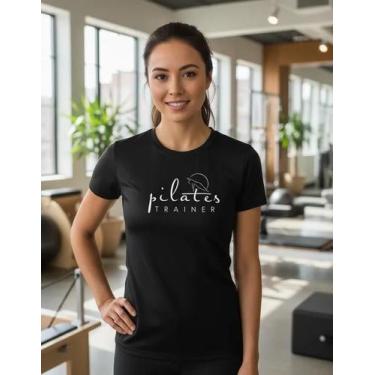 Imagem de Camiseta Feminina PIlates Baby Look Dry Fit Blusa Fitness - CRIEL, Pre