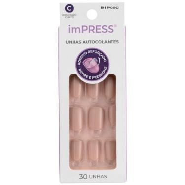 Imagem de Unha Postiça Autocolante imPRESS curta Girlie Girl - Kiss New York