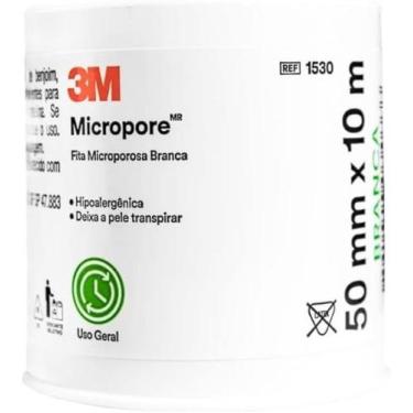 Imagem de Micropore 3m branca 50mmx10 m - 3M DO BRASIL