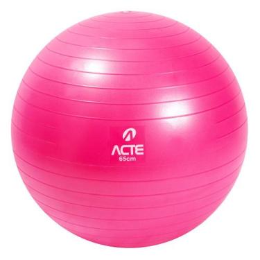 Imagem de Bola Suíça Para Pilates 65cm T9-Rosa - Acte Sports