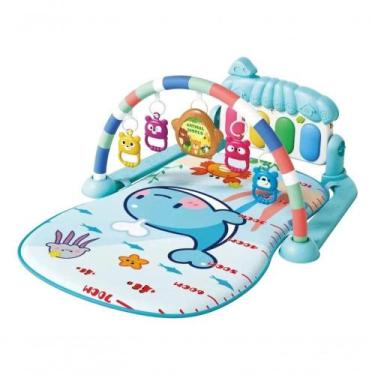 Imagem de Tapete de Atividades para Bebê com Piano Interativo Musical Arco Brinq