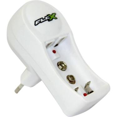 Imagem de Carregador de Pilha AA, AAA ou 9V Bi-Volt Flex FXC11
