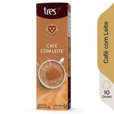 Imagem de Cápsula de Café com Leite com 10 unidades - 3 Corações