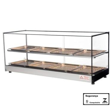 Imagem de Estufa para Salgados Dupla 8 Bandejas Linha Erato 220V LC Titã