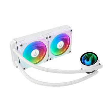 Imagem de Water Cooler Gamer Rise Mode Aura Frost Pro ARGB 240mm AMD/Intel Branc
