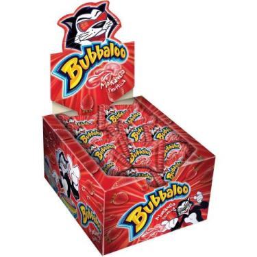 Imagem de Chiclete de Morango Frutilla - Bubbaloo